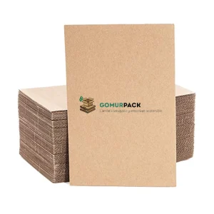 Planchas simples de carton corrugado